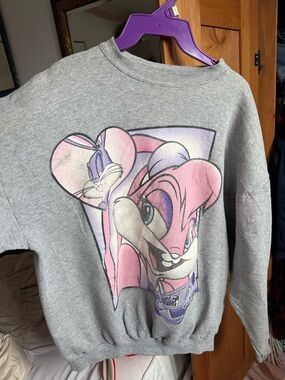 Vintage 1996 XL Space Jam crewneck sweatshirt Lola and Bugs Bunny.